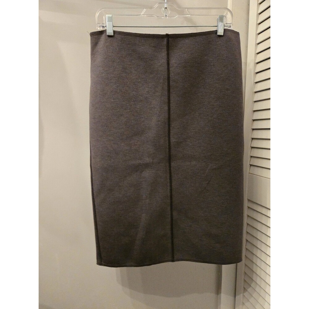 Ann Taylor Pencil Skirt 12 Women Charcoal Gray Lined Casual Work Corporate NWT